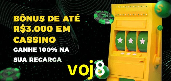 voj8 melhor bônus de depósito